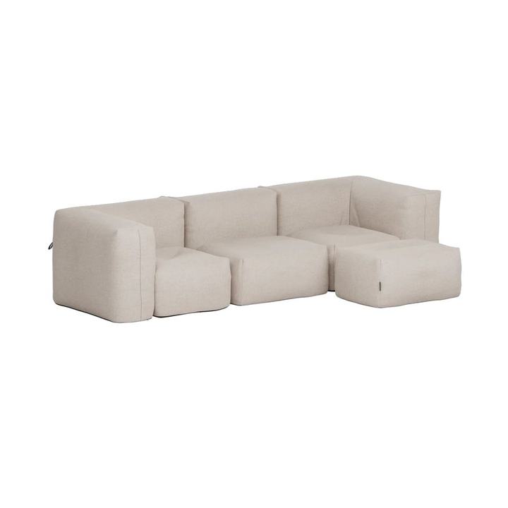 Soft Sofa Outdoor - 3 seater w/pouf