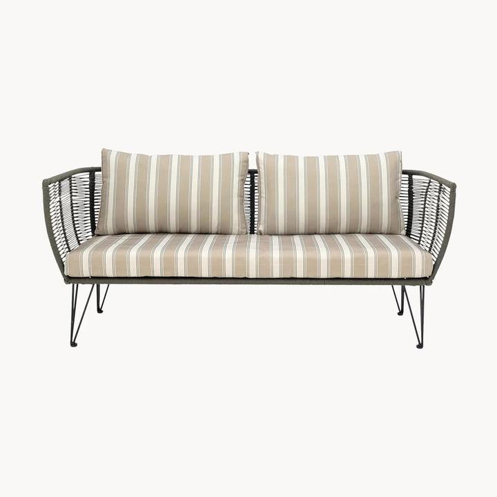 Garden Lounge Sofa Mundo (2-seater), Beige